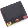 Компактный женский кошелек из натуральной кожи с разноцветными цветами Visconti Sunshine 68897 - 4
