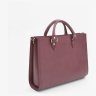 Жіноча сумка із натуральної високоякісної шкіри бордового кольору BlankNote Fancy 78997 - 2