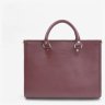 Жіноча сумка із натуральної високоякісної шкіри бордового кольору BlankNote Fancy 78997 - 3