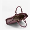 Жіноча сумка із натуральної високоякісної шкіри бордового кольору BlankNote Fancy 78997 - 5