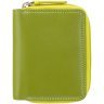 Небольшой кожаный женский кошелек зеленого цвета с RFID - Visconti Hawaii 69097 - 1