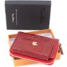 Зручний жіночий гаманець червоного кольору із золотистою фурнітурою Tony Bellucci (12437) - 7