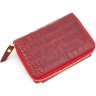 Удобный женский кошелек красного цвета с золотистой фурнитурой Tony Bellucci (12437) - 4
