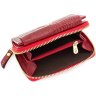 Удобный женский кошелек красного цвета с золотистой фурнитурой Tony Bellucci (12437) - 2