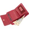 Зручний жіночий гаманець червоного кольору із золотистою фурнітурою Tony Bellucci (12437) - 5