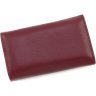 Жіноча ключниця бордового кольору з натуральної шкіри ST Leather (14022) - 3