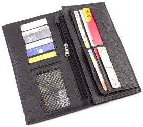 Мужской кожаный клатч с ремешком для руки H.T Leather (16740)