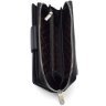 Черный женский кошелек крупного размера из натуральной кожи KARYA 69797 - 2
