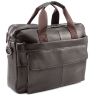 Кожаная недорогая сумка под формат А4 Leather Collection (10447) - 2