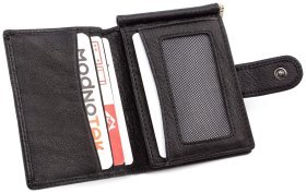 Мужской вертикальный зажим для купюр H.T Leather (16787)