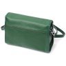 Компактная женская кожаная сумка зеленого цвета с плечевым ремешком Vintage 2422260 - 2