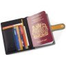 Кожаная обложка для паспорта в черно-сером цвете с фиксацией Visconti Sumba 70698 - 2