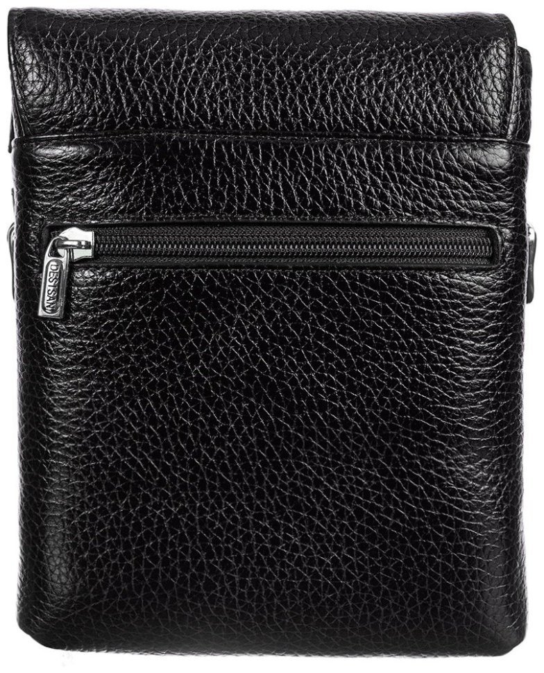 Мужская сумка планшет из кожи флотар DESISAN 81098 Черная modnotak фото №2