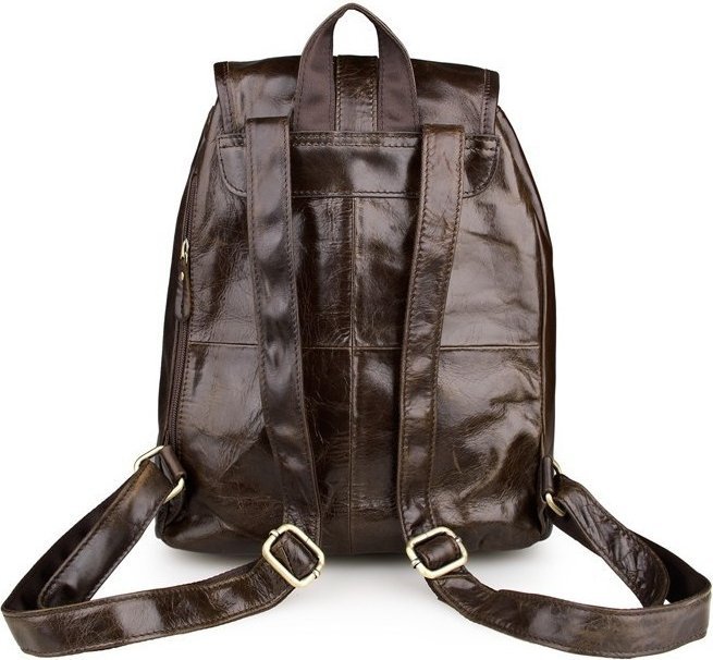 Стильный рюкзак из натуральной кожи коричневого цвета VINTAGE STYLE (14234)