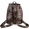 Стильний рюкзак з натуральної шкіри коричневого кольору VINTAGE STYLE (14234) - 4