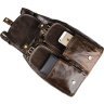 Стильний рюкзак з натуральної шкіри коричневого кольору VINTAGE STYLE (14234) - 5