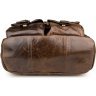 Стильний рюкзак з натуральної шкіри коричневого кольору VINTAGE STYLE (14234) - 6