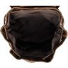 Стильний рюкзак з натуральної шкіри коричневого кольору VINTAGE STYLE (14234) - 7