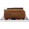 Наплечная сумка планшет из винтажной кожи с клапаном VINTAGE STYLE (14159) - 5