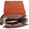 Наплечная сумка планшет из винтажной кожи с клапаном VINTAGE STYLE (14159) - 6