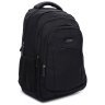 Чорний чоловічий текстильний рюкзак на блискавці Aoking 72098 - 1