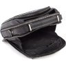 Містка сумка-барсетка з натуральної фактурної шкіри на дві блискавки HT Leather (62198) - 9