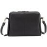 Кросс-боди женская сумочка из натуральной итальянской кожи Grande Pelle 102298 (черная) modnotak фото - 4