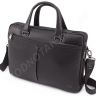 Деловая кожаная мужская сумка формата А4 (вмещает ноутбук) H.T Leather (10322) - 1