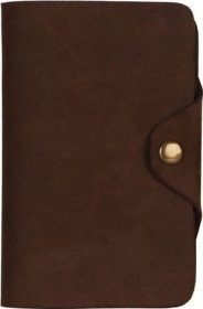 Вантажний чоловічий гаманець з натуральної шкіри коричневого кольору Vintage (14484)