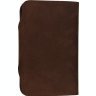 Винтажный мужской кошелек из натуральной кожи коричневого цвета Vintage (14484) - 2