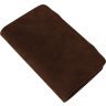 Винтажный мужской кошелек из натуральной кожи коричневого цвета Vintage (14484) - 4