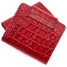 Червоне лакове портмоне невеликого розміру KARYA (1052-018) - 3