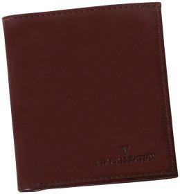 Коричневое кожаное портмоне Newport с монетницей Vip Collection 102598