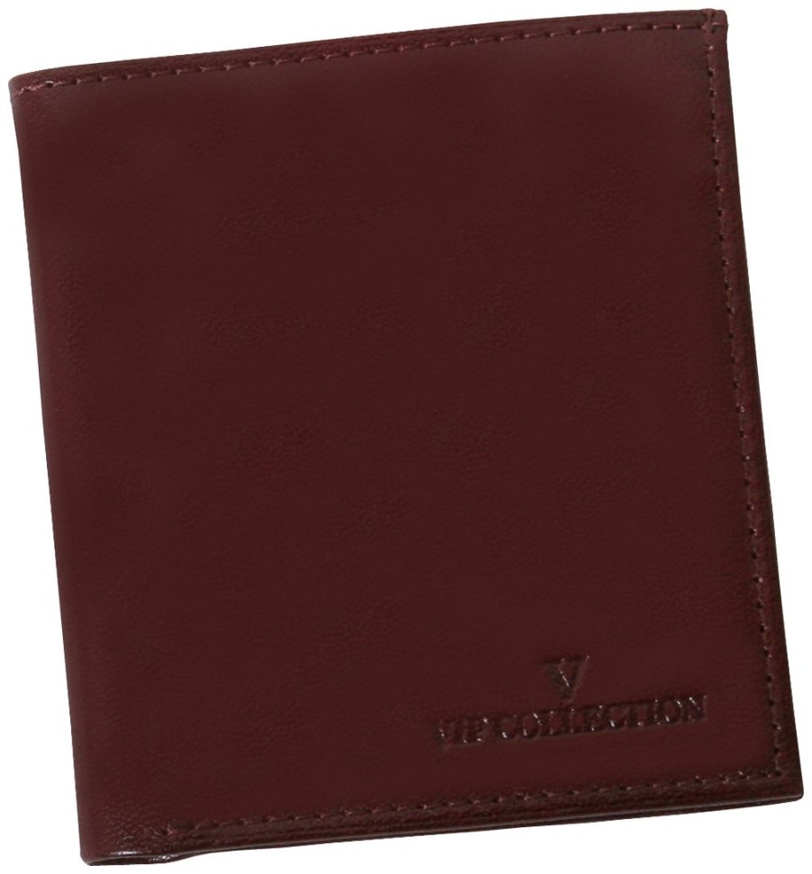 Коричневе шкіряне портмоне Newport з монетницею Vip Collection 102598 modnotak фото №1