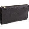 Місткий гаманець-клатч чорного кольору з натуральної шкіри Tony Bellucci (10566) - 1