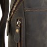 Чоловіча коричнева сумка-слінг з натуральної шкіри в вінтажному стилі Tiding Bag (15872) - 6