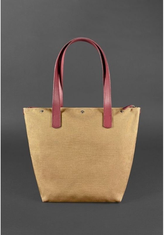 Плетеная сумка большого размера из кожи BlankNote Пазл Xl (12770)