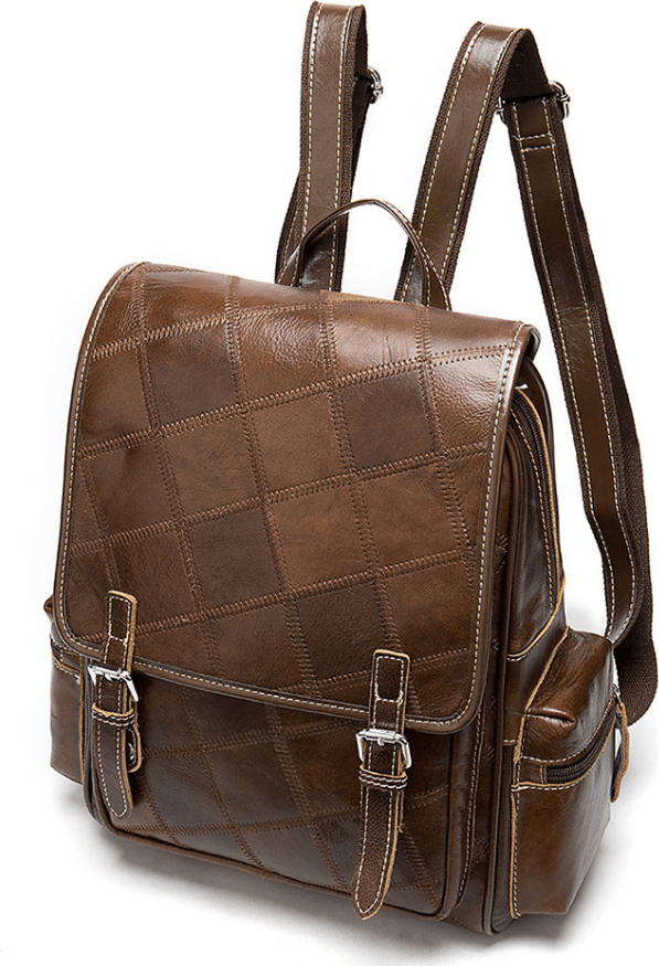 Коричневый женский рюкзак из натуральной кожи Vintage (20049)