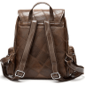 Коричневый женский рюкзак из натуральной кожи Vintage (20049) - 4