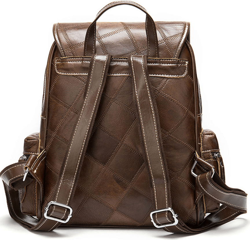 Коричневый женский рюкзак из натуральной кожи Vintage (20049)