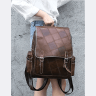 Коричневий жіночий рюкзак з натуральної шкіри Vintage (20049) - 10