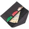 Тонкий гаманець на магніті з італійської шкіри Grande Pelle 64298 - 7