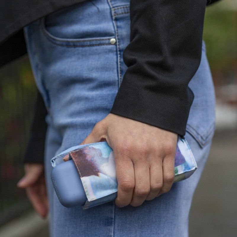 Мини-зонт женский Fulton L794-041284 National Gallery Tiny-2 Seurat Bathers at Asnieres (Разноцветный с принтом "Купальщицы в Аньере", механика) 94298 modnotak фото №4