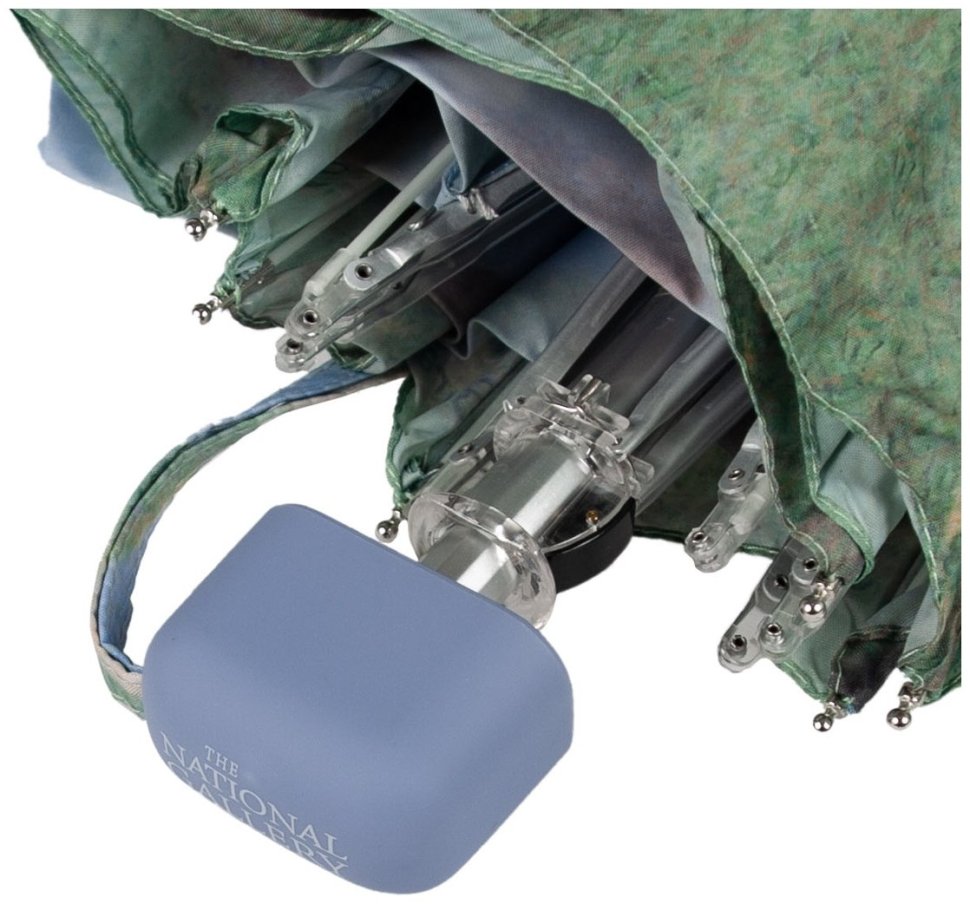 Мини-зонт женский Fulton L794-041284 National Gallery Tiny-2 Seurat Bathers at Asnieres (Разноцветный с принтом "Купальщицы в Аньере", механика) 94298 modnotak фото №8