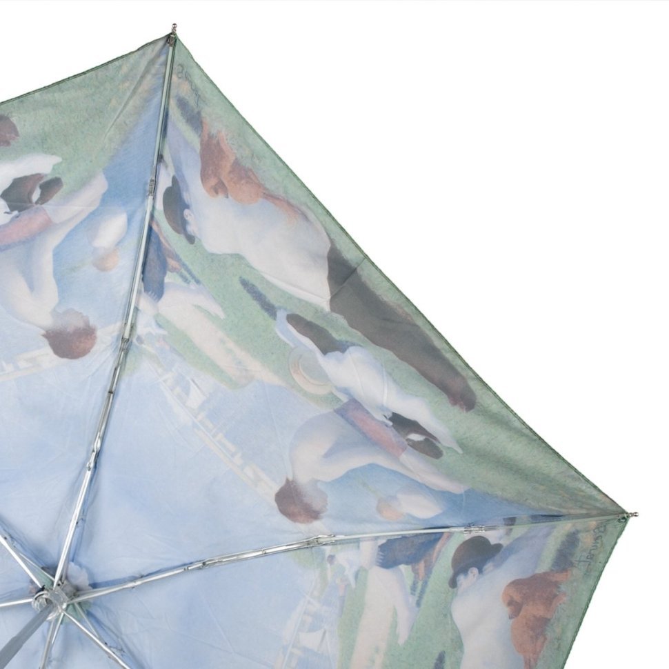 Мини-зонт женский Fulton L794-041284 National Gallery Tiny-2 Seurat Bathers at Asnieres (Разноцветный с принтом "Купальщицы в Аньере", механика) 94298 modnotak фото №9