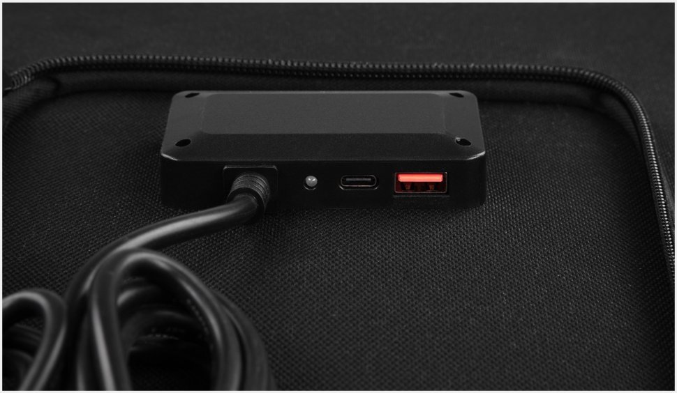 Легка портативна сонячна панель 2E 100 Вт, 2S, 3M Anderson, QC3.0, 24 Вт+Type-C 45 Вт modnotak фото №10