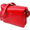 Червона жіноча сумка-кроссбоді із натуральної шкіри через плече KARYA (2420884) - 1