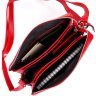 Красная женская сумка-кроссбоди из натуральной кожи через плечо KARYA (2420884) - 5