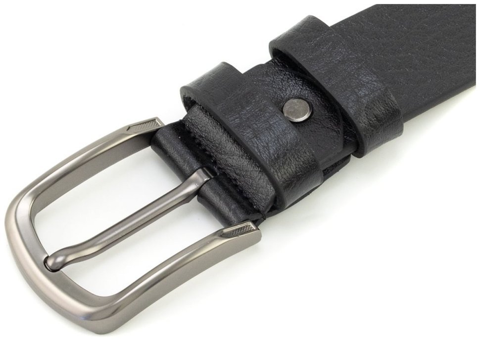 Классический мужской ремень из натуральной фактурной кожи Gherardini 40818 Италия modnotak фото №2