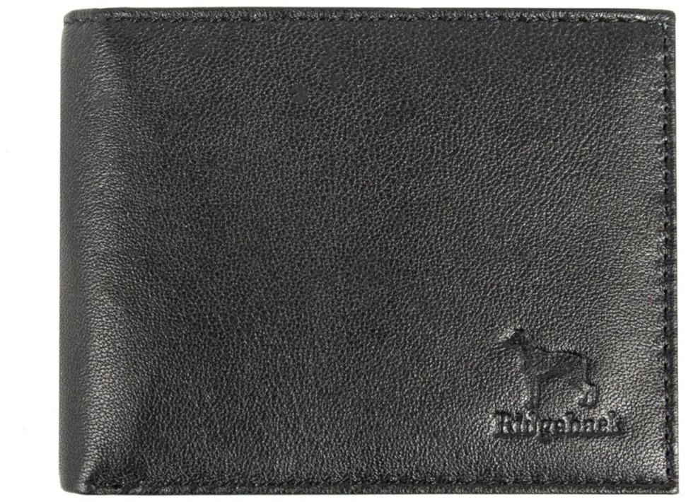 Шкіряний чоловічий гаманець без застібки чорного кольору з RFID-захистом Ridgeback JBNC 94898 фото №1 Шкіряний чоловічий гаманець без застібки чорного кольору з RFID-захистом Ridgeback JBNC 94898 modnotak фото №1